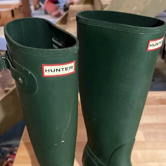 Hunter boots, dark green - Picture 2 of 2